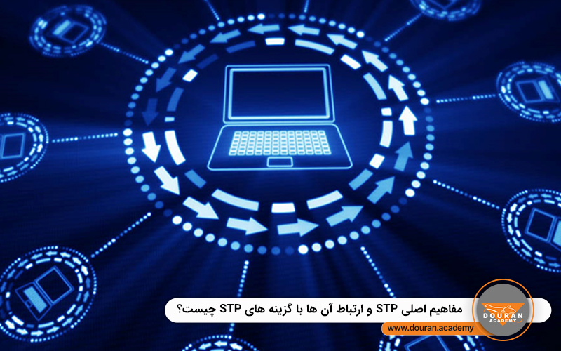 مفاهیم اصلی STP و ارتباط آن ها با گزینه های STP چیست؟